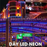 Dây LED NEON trang trí cao cấp - 10 Mét, Gắn sẵn nguồn, Nhiều màu chọn