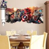 DECAL DÁN TƯỜNG 3D BIỆT ĐỘI AVENGERS – MARVEL