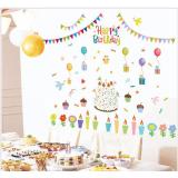 Decal dán tường chúc mừng sinh nhật cho bé DCCMSN001