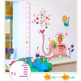 Decal dán tường đo chiều cao Sticker Tranh Dán Tường- SK9036-Decal dán tường cho bé