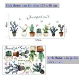 Decal dán tường - Green Art -SK7126