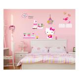 Decal dán tường hello kitty 5 có keo sẵn EB176