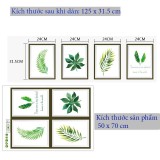 Decal dán tường Sticker Tranh Dán Tường - Khung Tranh -SK7132- Decal dán tường cây xanh ,Decal dán tường hoa lá