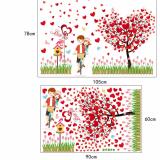 Decal dán tường LOVING TREE Sticker Tranh Dán Tường - Decal dán tường cây xanh ,Decal dán tường hoa lá
