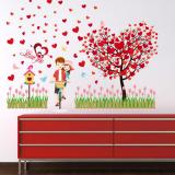 Decal dán tường LOVING TREE Sticker Tranh Dán Tường - Decal dán tường cây xanh ,Decal dán tường hoa lá