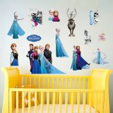 Decal dán tường nhân vật hoạt hình ELSA HPM1431 Sticker Tranh Dán Tường ,Decal dán tường anime