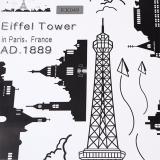 Decal dán tường Tháp Eiffel