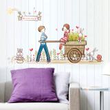 Decal dán tường tình yêu lãng mạn cho bé AY7094