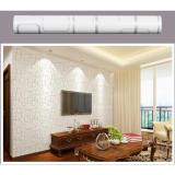 5m decal giấy dán tường ô vuông trắng