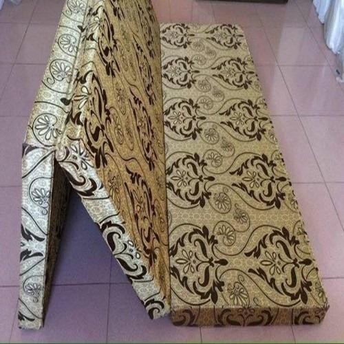 Đệm bông ép hàn quốc gấp 3(1mx2mx5cm) Giao Màu Ngẫu Nhiên