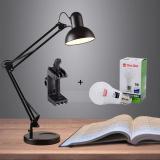 Đèn bàn chuyên dụng nối mi, làm nail, phun xăm thẩm mĩ kiểu dáng pixar - Kèm bóng led chuyên dụng chống lóa 7W trắng RĐ ( tặng kẹp bàn đa năng)