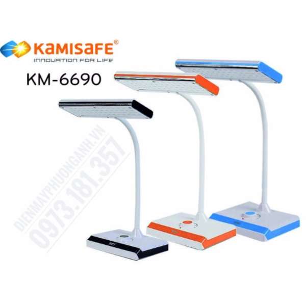 ĐÈN BÀN KAMISAFE SẠC ĐIỆN – 3 CHẾ ĐỘ SÁNG + Đèn Ngủ Cảm Ứng Gía 30K