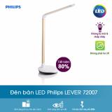 Đèn bàn LED Philips LEVER 72007 (Vàng)