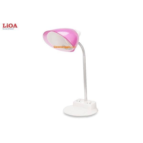 Đèn bàn LiOA khớp mềm có ổ cắm đa năng - LIDBM27H