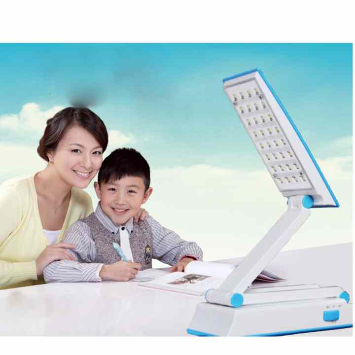 Đèn bàn sạc điện kiêm đèn dự phòng KM6653 + Tặng Đèn pin siêu sáng 551
