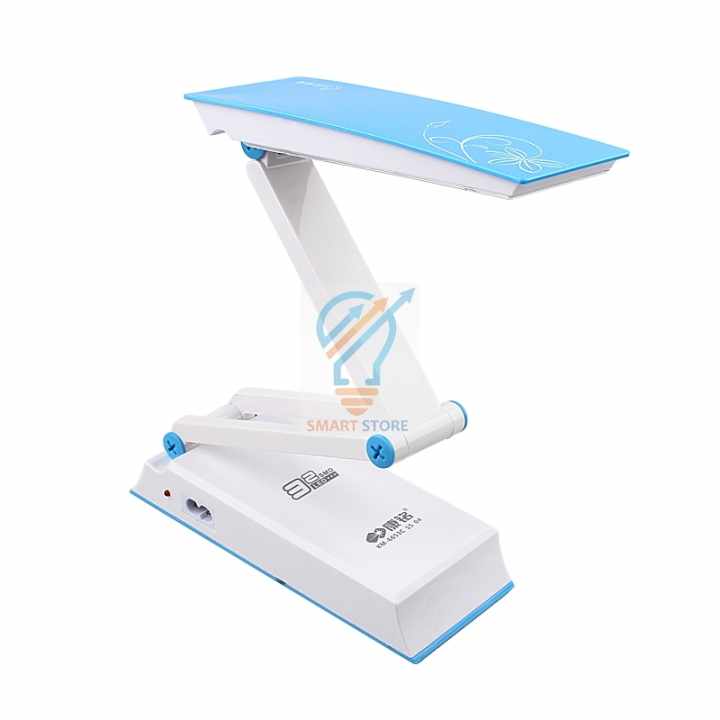 Đèn bàn sạc điện kiêm đèn dự phòng KM6653 + Tặng Đèn pin siêu sáng 551