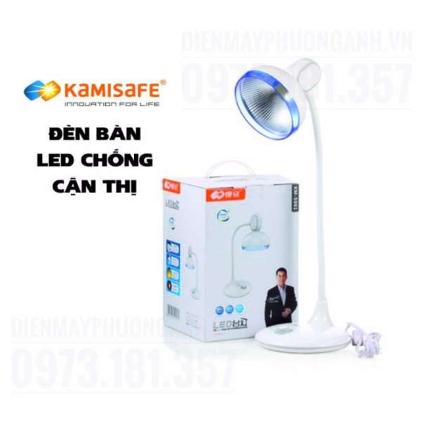 Đèn bàn thông minh chống cận KM-S061 + Tặng Ổ Cắm Chịu Nhiệt Gía 35K