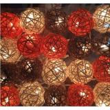 Đèn Cầu Mây Thái Lan 2.5M 20 Bóng
