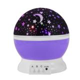 Đèn chiếu sao bầu trời xoay 360 độ (Tím) (Violet)