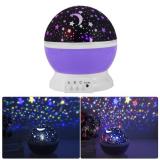 Đèn chiếu sao bầu trời xoay 360 độ (Tím) (Violet)