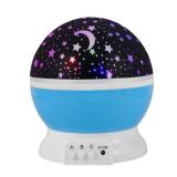 Đèn chiếu sao bầu trời xoay 360 độ (Xanh dương)