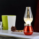 Đèn dầu led cảm ứng thổi bật tắt sạc điện