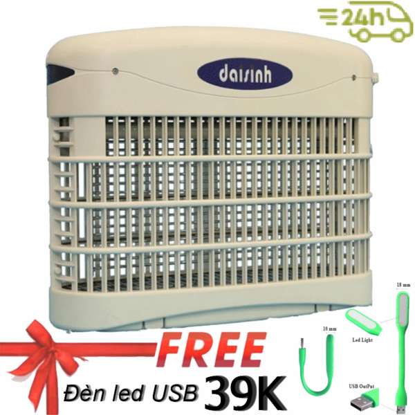 Đèn diệt côn trùng Đại Sinh 02_DS-D82 (Trắng xanh)