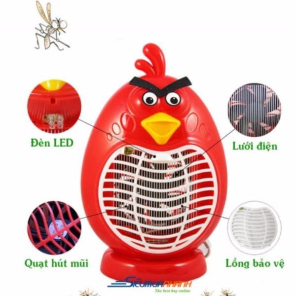 Đèn diệt Muỗi hình Angry Bird (Đỏ)