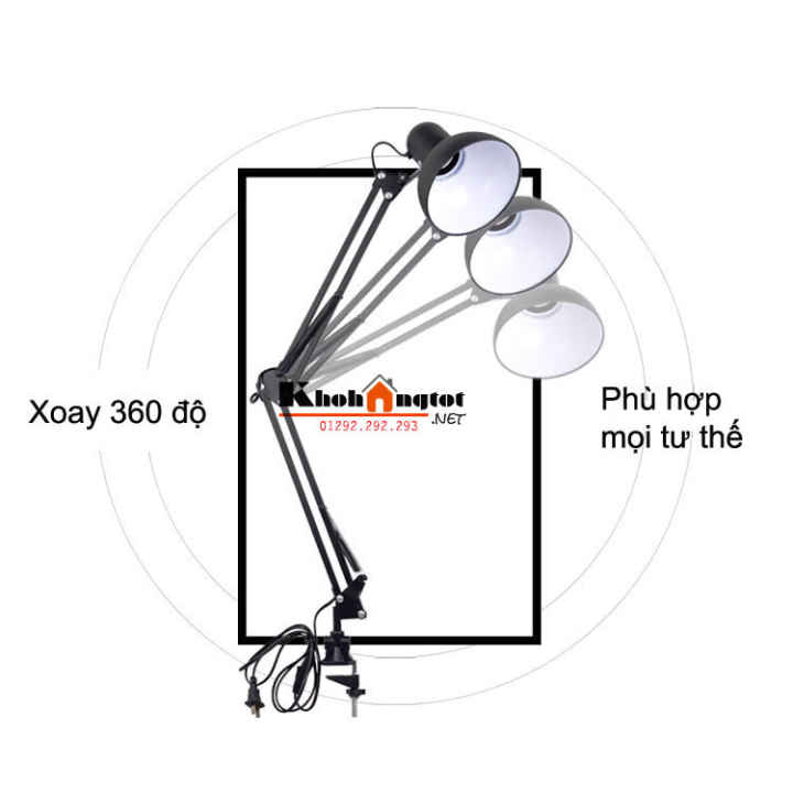 Đèn đọc sách kẹp bàn, đầu giường Magiclight