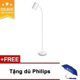 Đèn đứng thân kim loại Philips Himroo kèm bóng đèn 2 màu + Tặng dù