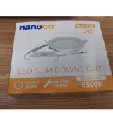 [HCM]Đèn Led Âm Trần Tròn 12W Nanoco NSD1261