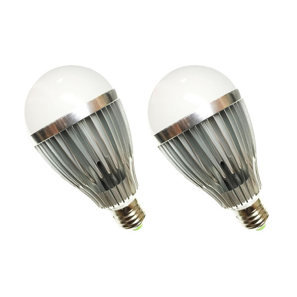 Đèn LED búp nhôm tiết kiệm điện 12W bộ 2 cái (Vàng ấm)