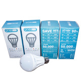 Đèn LED búp nhựa phủ matt cao cấp bộ 5 cái Gnesco 7W (sáng trắng)