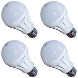 Đèn LED búp nhựa phủ matt cao cấp bộ 5 cái Gnesco 7W (sáng trắng)