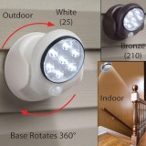 Đèn led cảm ứng thông minh treo tường xoay 360 độ