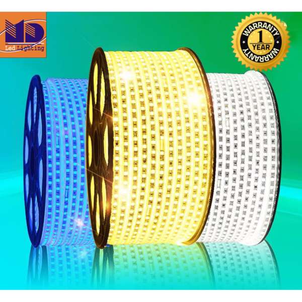 Đèn led dây cuộn 100m 3014 màu vàng MD98