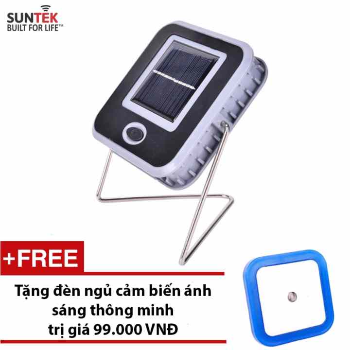 Đèn LED năng lượng mặt trời 2 trong 1 SUNTEK RY - T913(Đen) + Tặng kèm Đèn ngủ cảm biến ánh sáng trị giá 99.000đ