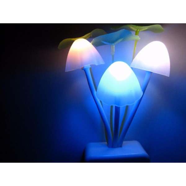  Đèn LED ngủ nấm cảm ứng ánh sáng OML (Trắng)