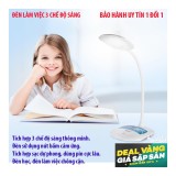 Đèn led soi tranh , Mua den hoc de ban - Đèn bàn chống cận thông minh 3 chế độ sáng - Loại tốt, giá rẻ Mẫu 127 - Bh uy tín 1 đổi 1 bởi Earth Store