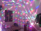 Đèn led vũ trường xoay 7 màu - Bx Electronics (Trắng).