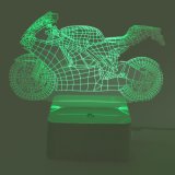 Đèn led Xinwa 3d xe moto