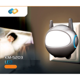 Đèn ngủ cảm biến ánh sáng thông minh KM-S5203