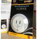 Đèn Ngủ Cảm Ứng Kiêm Sạc USB 2.1A DoBo