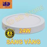 Đèn led ốp trần tròn ánh sáng vàng - md39