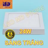 Đèn led ốp trần vuông ánh sáng trắng - md40