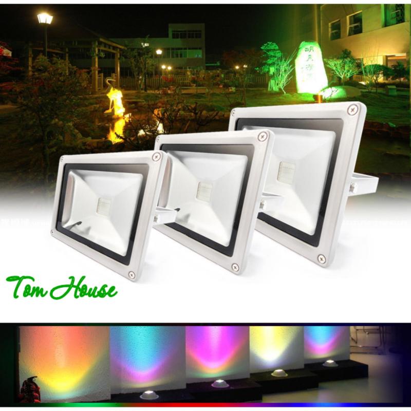 Đèn pha chiếu sáng ngoài trời 16 màu RGB LED công suất 30W LPDM30 ( có điều khiển từ xa )