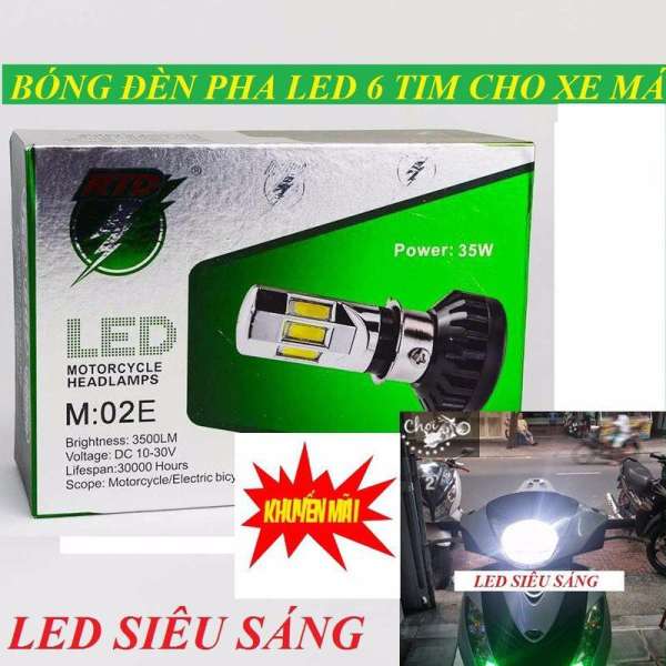 ĐÈN PHA LED 6 TIM M: 02E SIÊU SÁNG