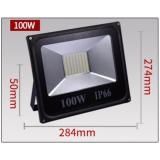 Đèn Pha Led IP66 Siêu mỏng, siêu sáng 100W (Ánh Sáng Trắng)