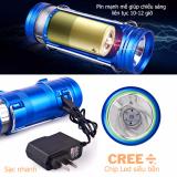 Đèn Pin LED câu cá đa năng 2x10W (Xanh)