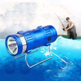 Đèn Pin LED câu cá đa năng 2x10W (Xanh)